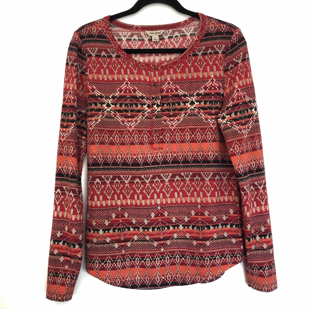 [Luckybrand] Thin Winter Pattern Pullover W Studs - image 1